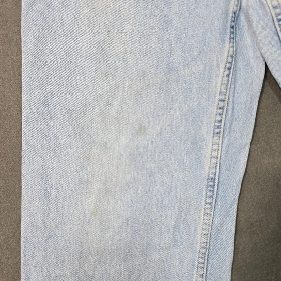 LL. Bean Jeans Mens 35x30 Natural Fit Blue Denim Straight Leg 104731 - Picture 3 of 10